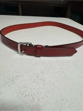 Coach Red Leather women’s Belt Bag Strap